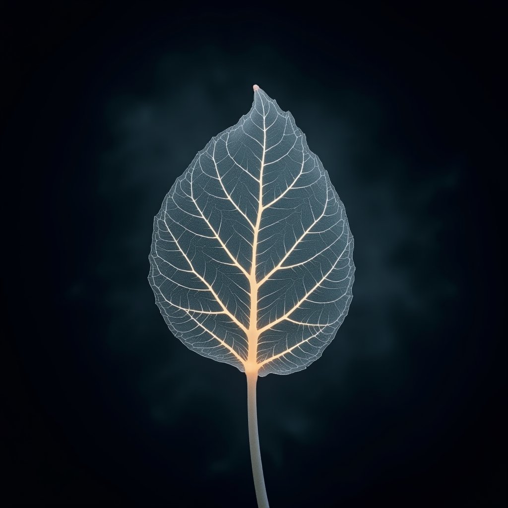 Veins of Midnight Light - Abstract AI stock