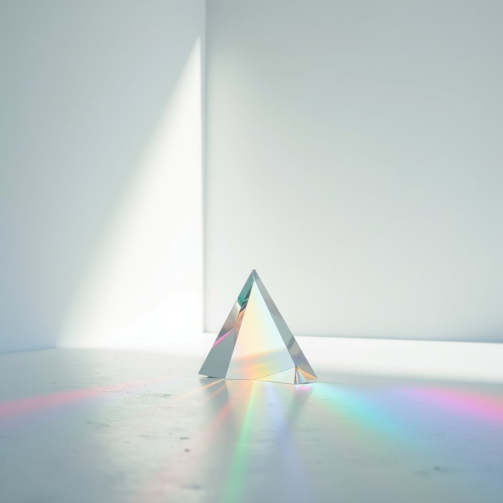 Prism's Prismatic Dance - Abstract AI stock