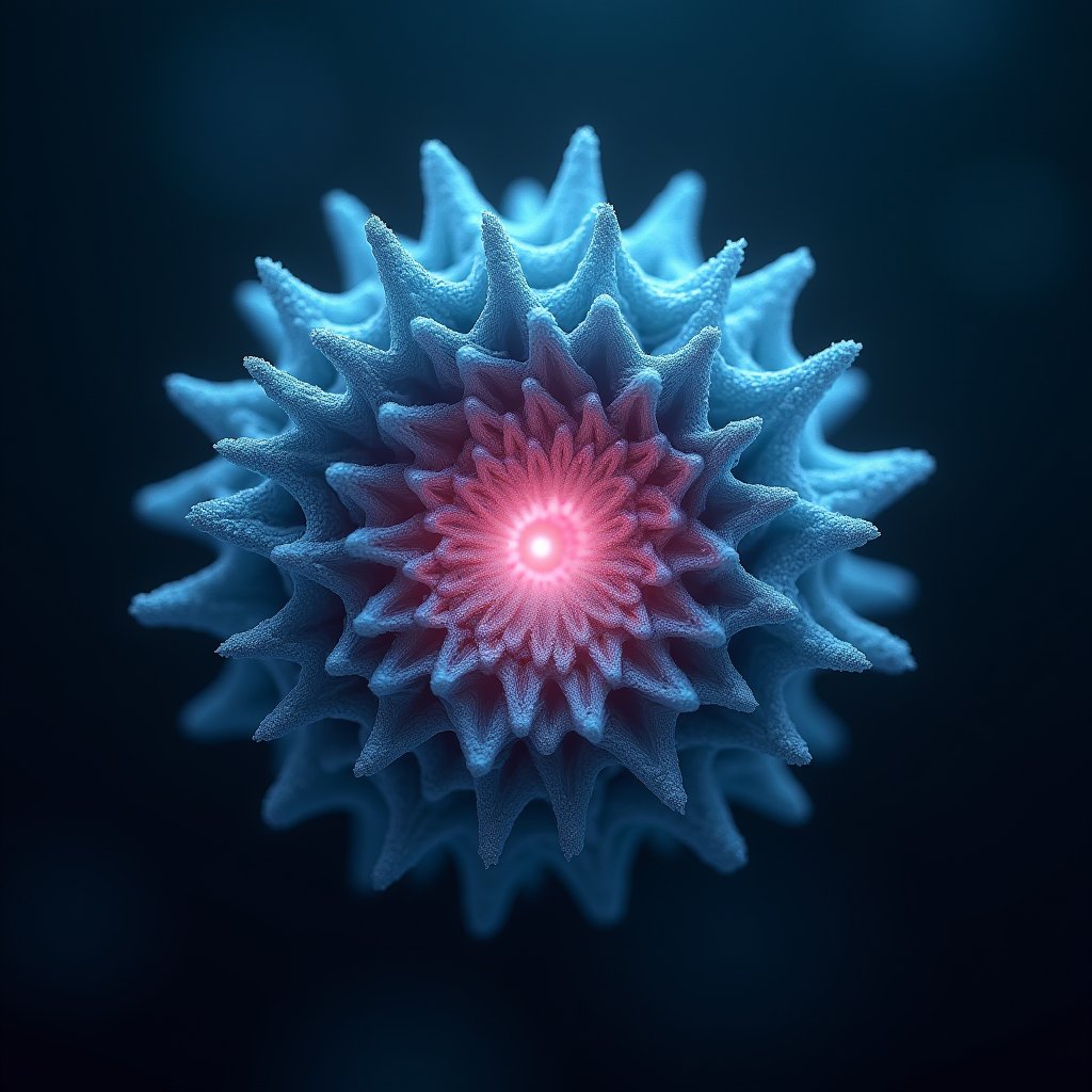 Infinite Fractal Cosmos - Abstract AI stock