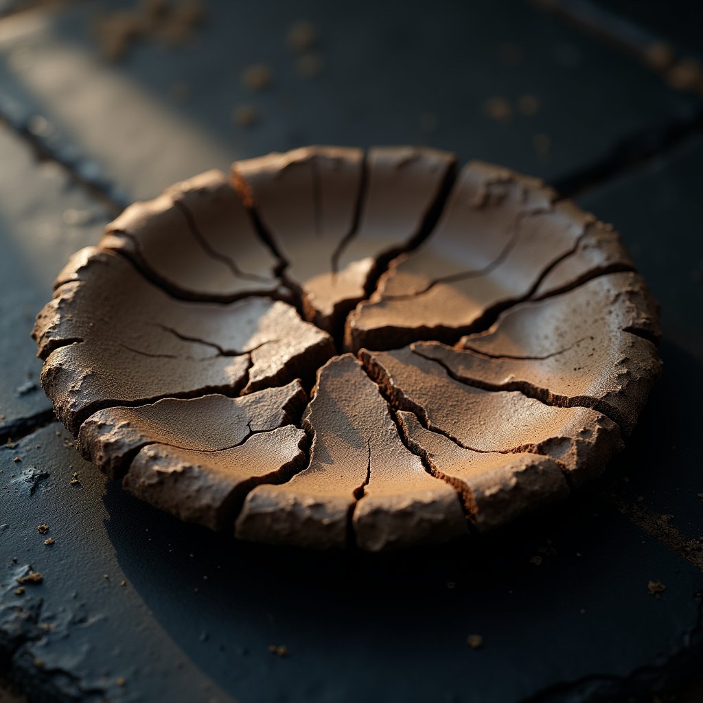 Fractured Earth in Void