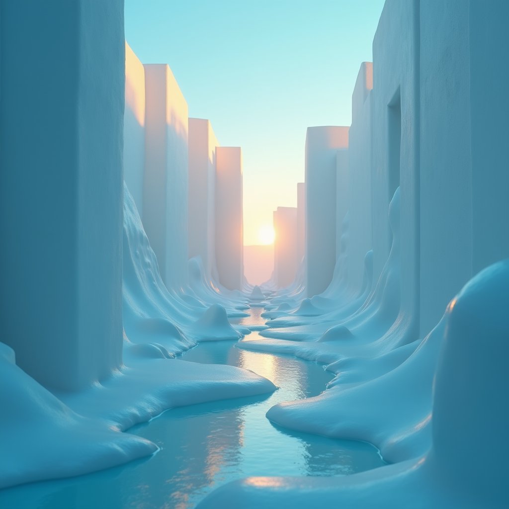 Sun Bleached Geometric Mounds