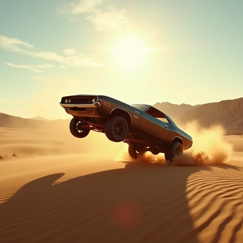 Desert Barrel Roll Fury - Action & Stunts AI stock