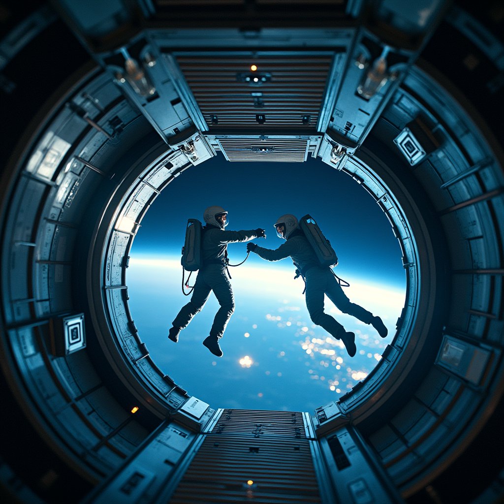 Orbital Ballet of Steel - Action & Stunts AI stock