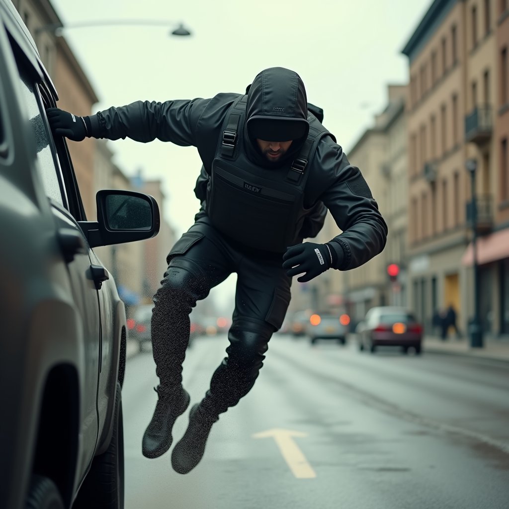 Velcro Tear Mid-Leap - Action & Stunts AI stock