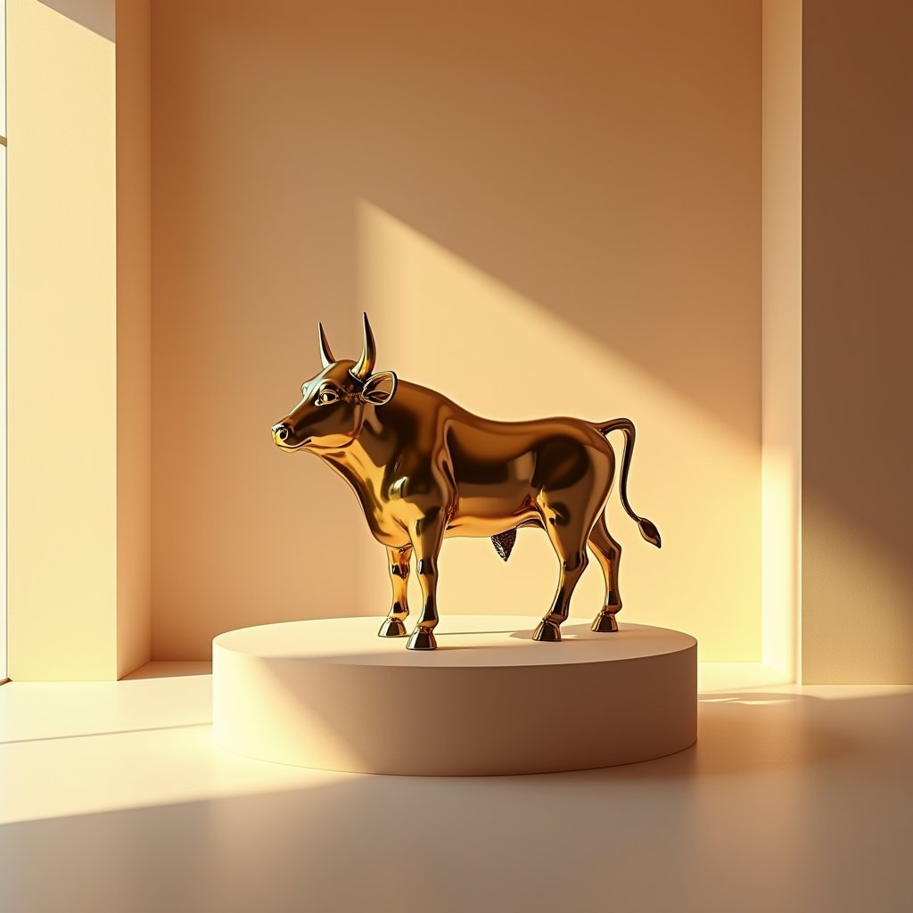 Golden Bull Rising - Advertising AI stock