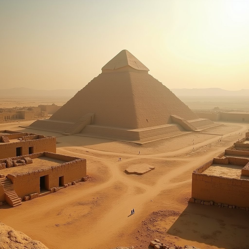 Saqqara's Timeless Steps - Ancient Civilizations AI stock