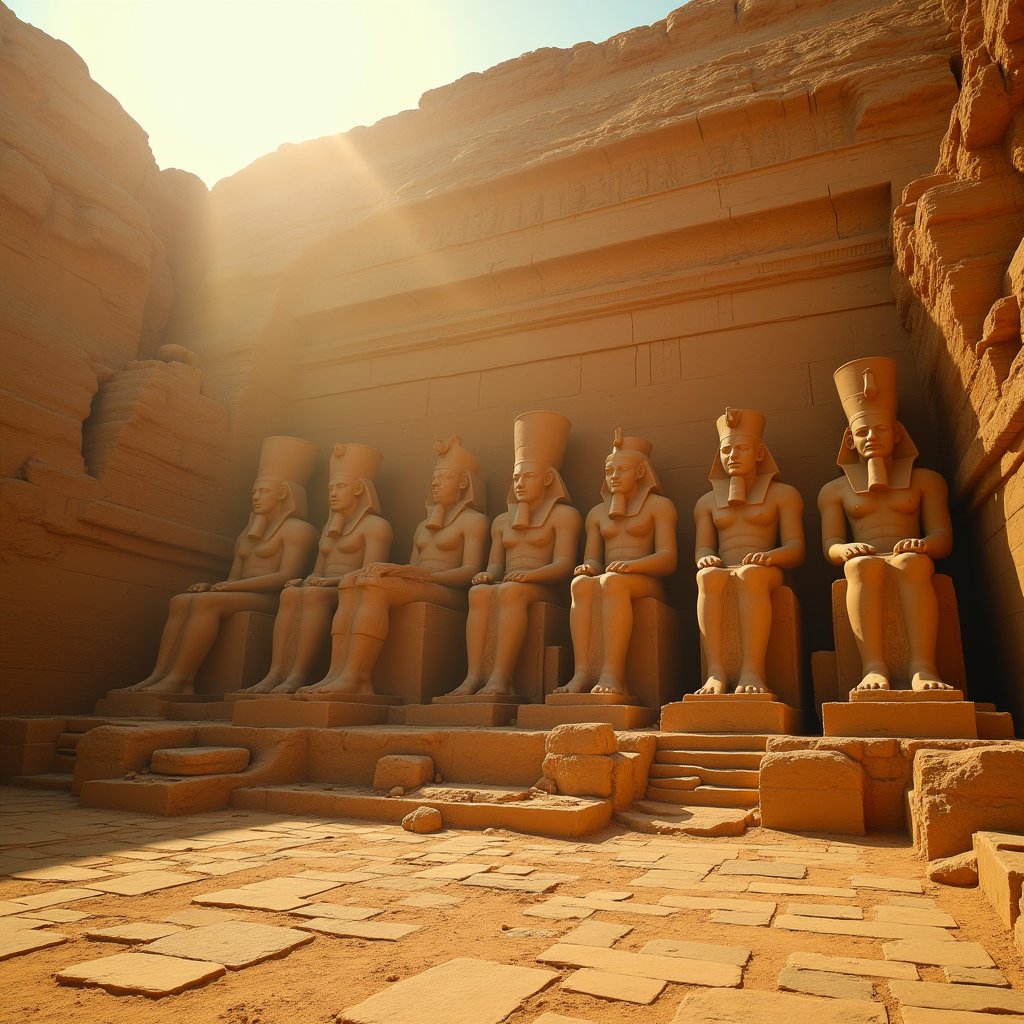 Eternal Guardians of the Sun - Ancient Civilizations AI stock