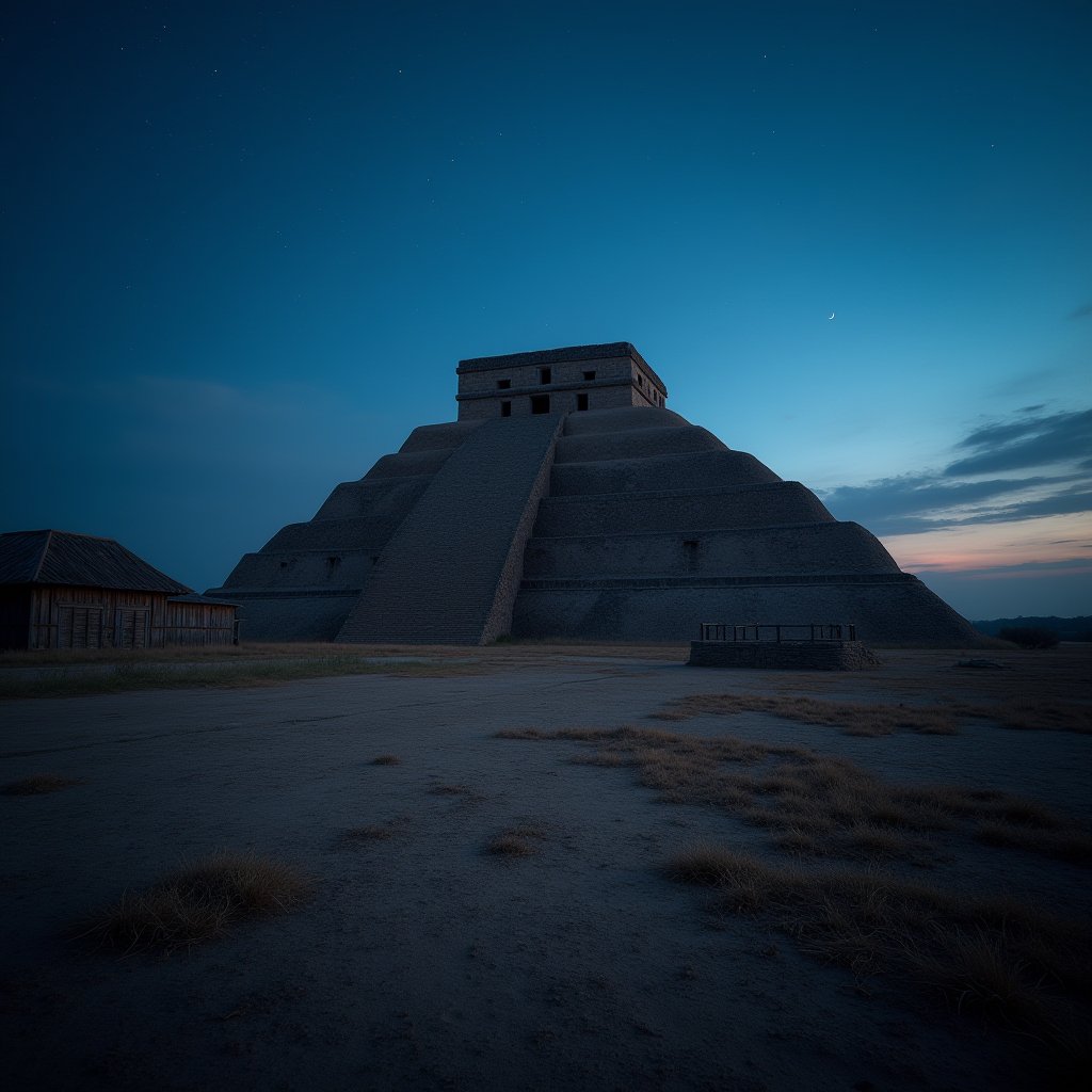 Cahokia's Twilight Mounds - Ancient Civilizations AI stock