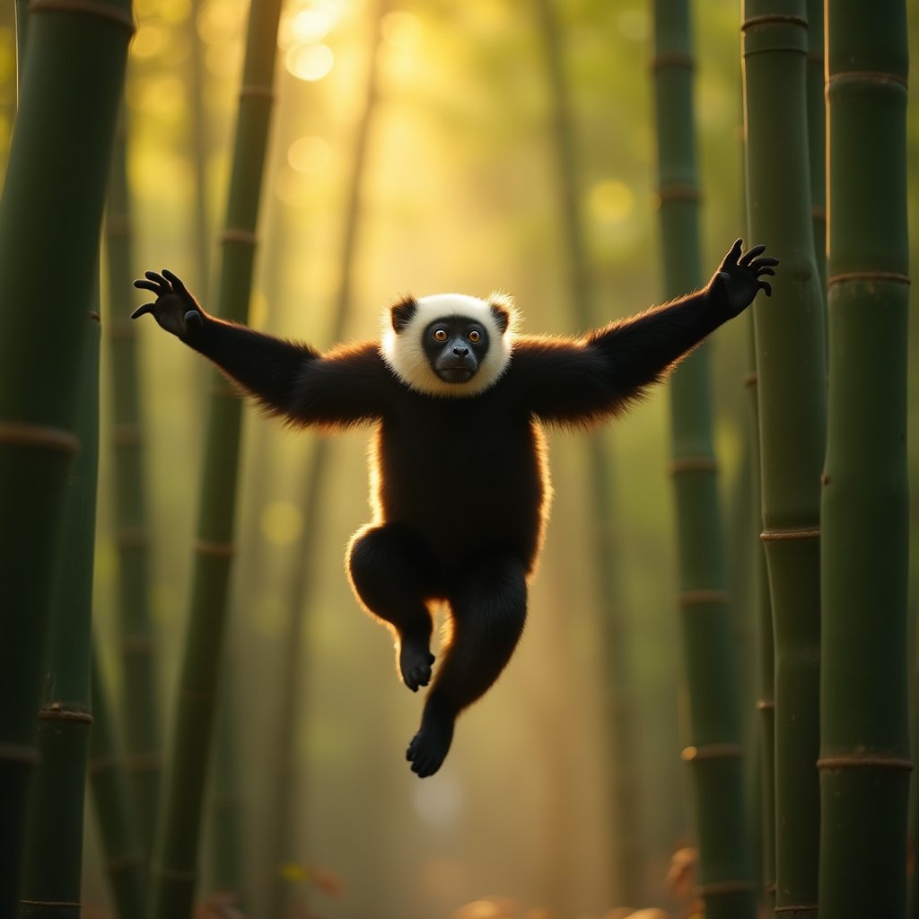 Gibbon's Bamboo Ballet - Animal AI stock