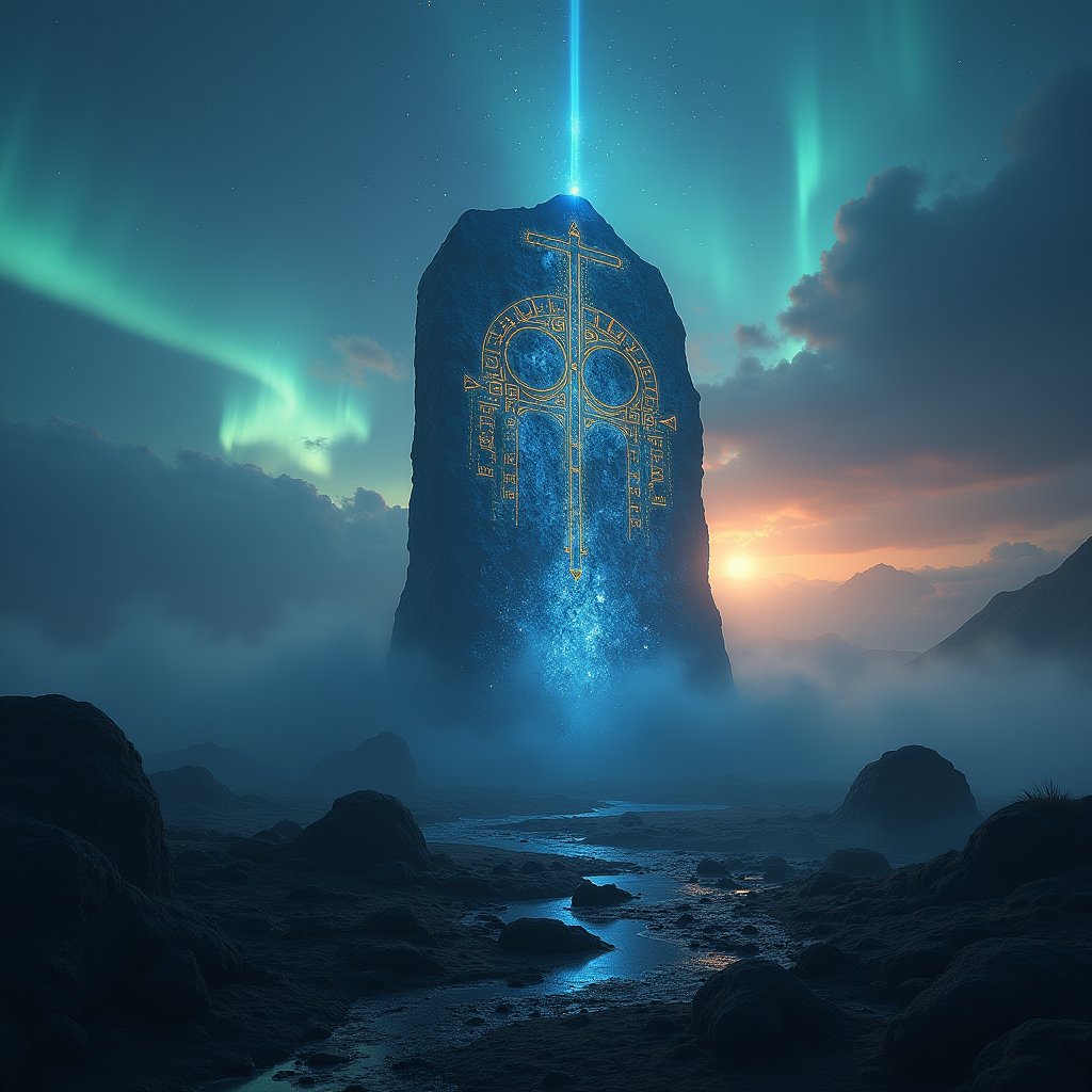 Runes of the Spirit Realm - Animation AI stock