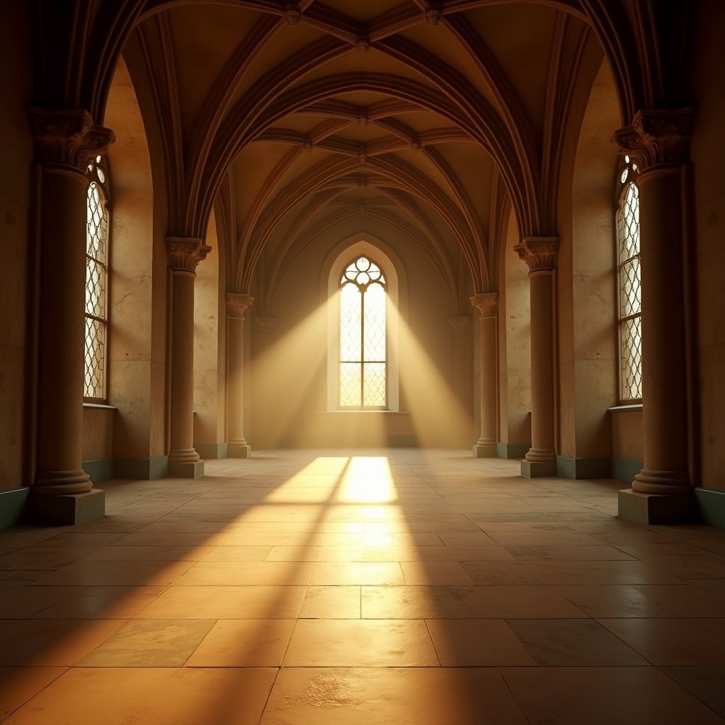 Stone Silence of Windsor - Architecture & Interior AI stock
