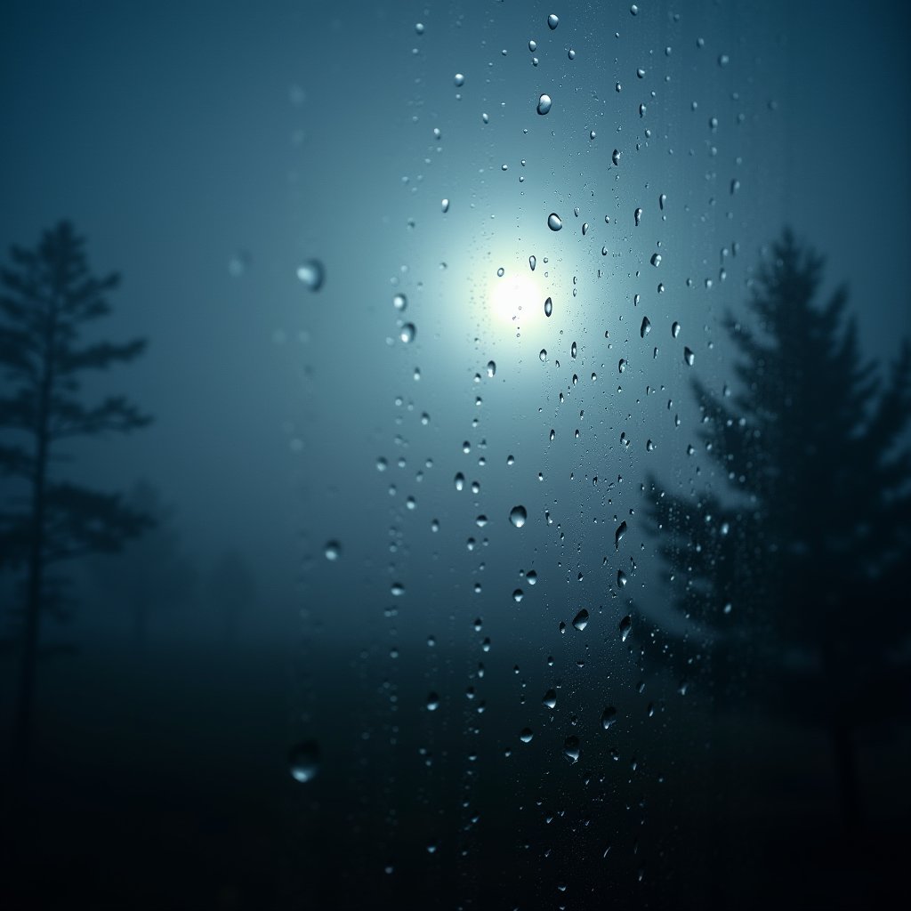 Midnight Rain on Glass - ASMR AI stock