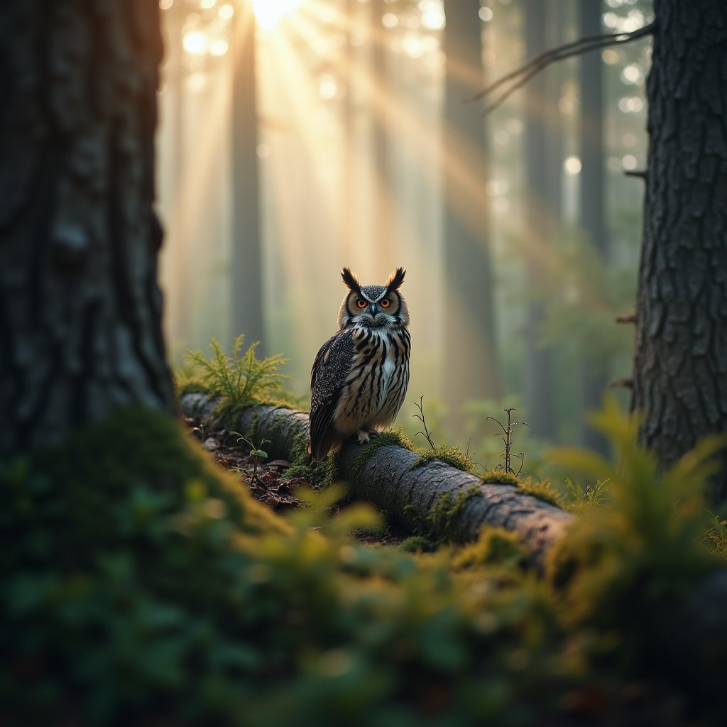 Misty Forest Owl - ASMR AI stock