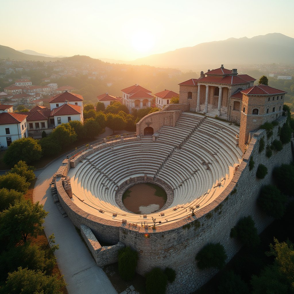Stone Tiers of Thrace - Balkans AI stock