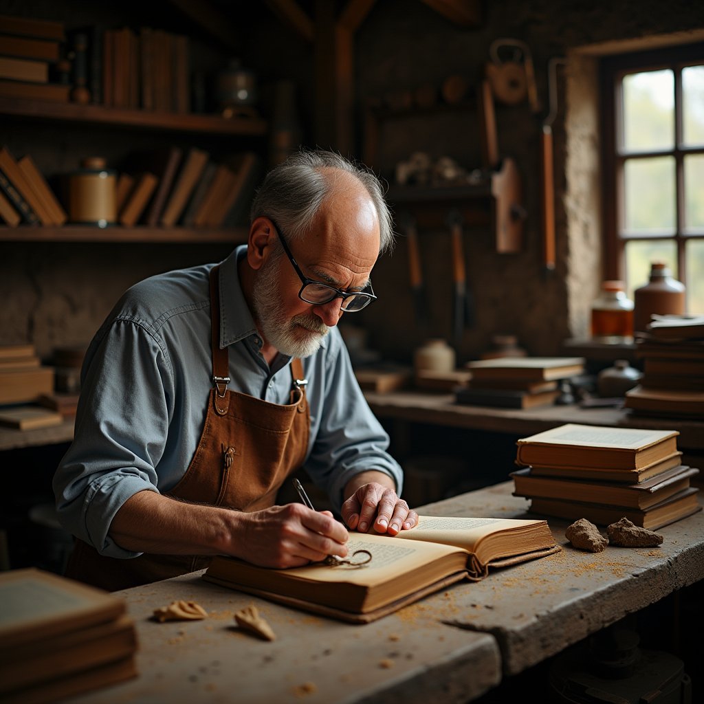 The Art of Restoration - Crafts AI stock