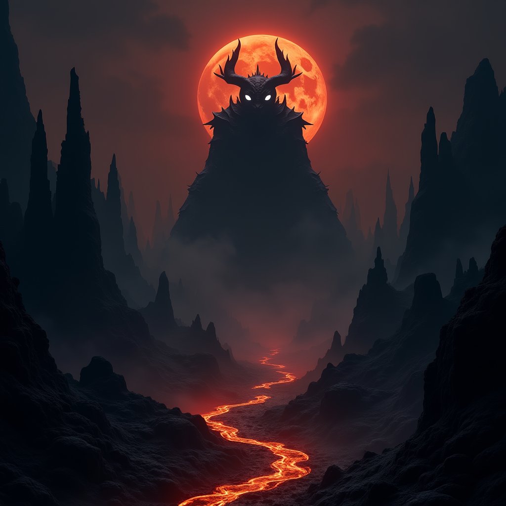 Shadow Spirit Rising - Dark Fantasy AI stock