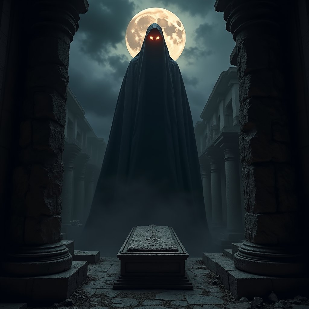 Shadow Spirit Rising - Dark Fantasy AI stock
