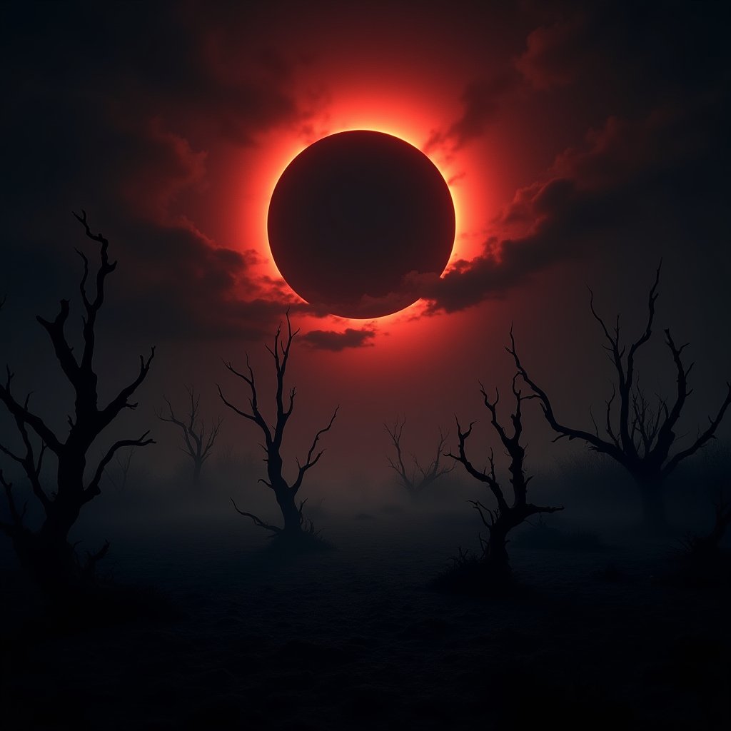 Eclipse of the Damned - Dark Fantasy AI stock
