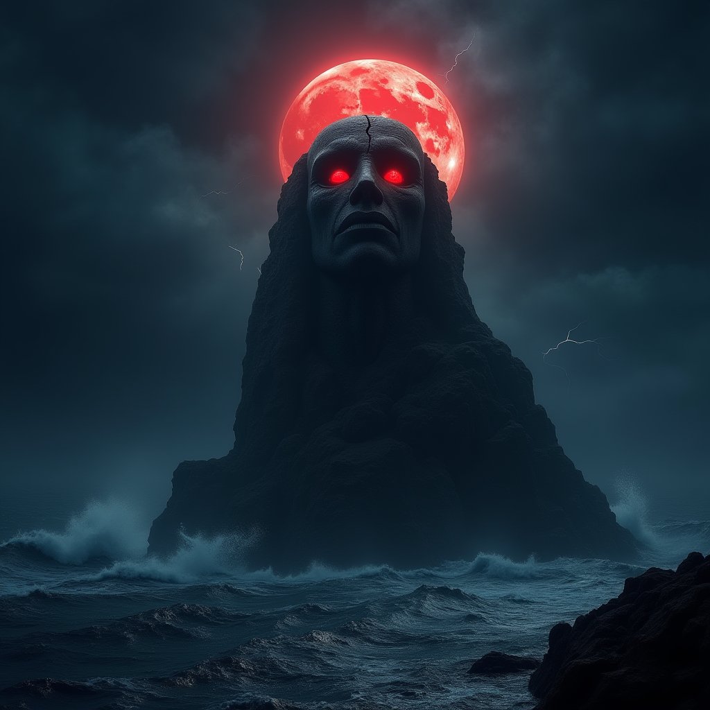 Oracle of the Drowned Prophecy - Dark Fantasy AI stock