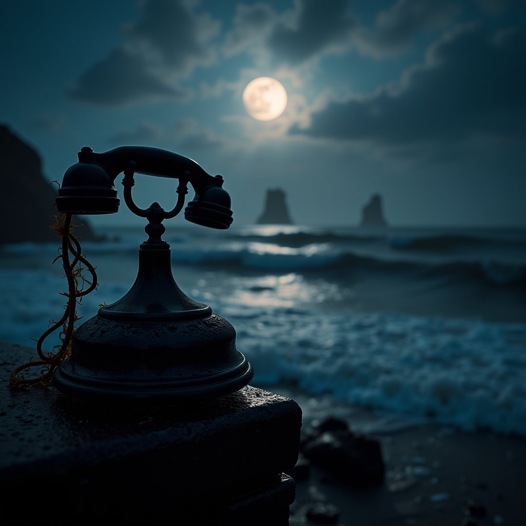 Abyssal Call of the Drowned Altar - Dark Fantasy AI stock