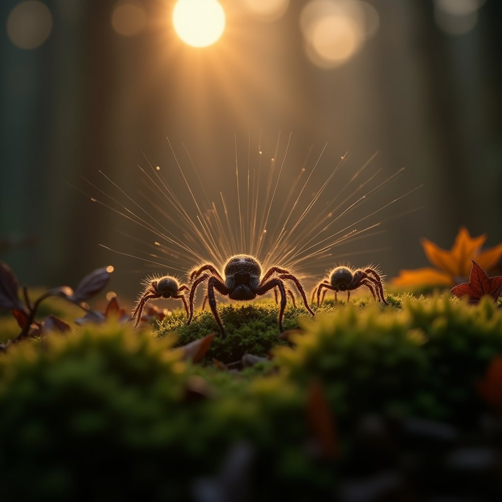 Silk Threads Over Moss - Drone & Aerial AI stock