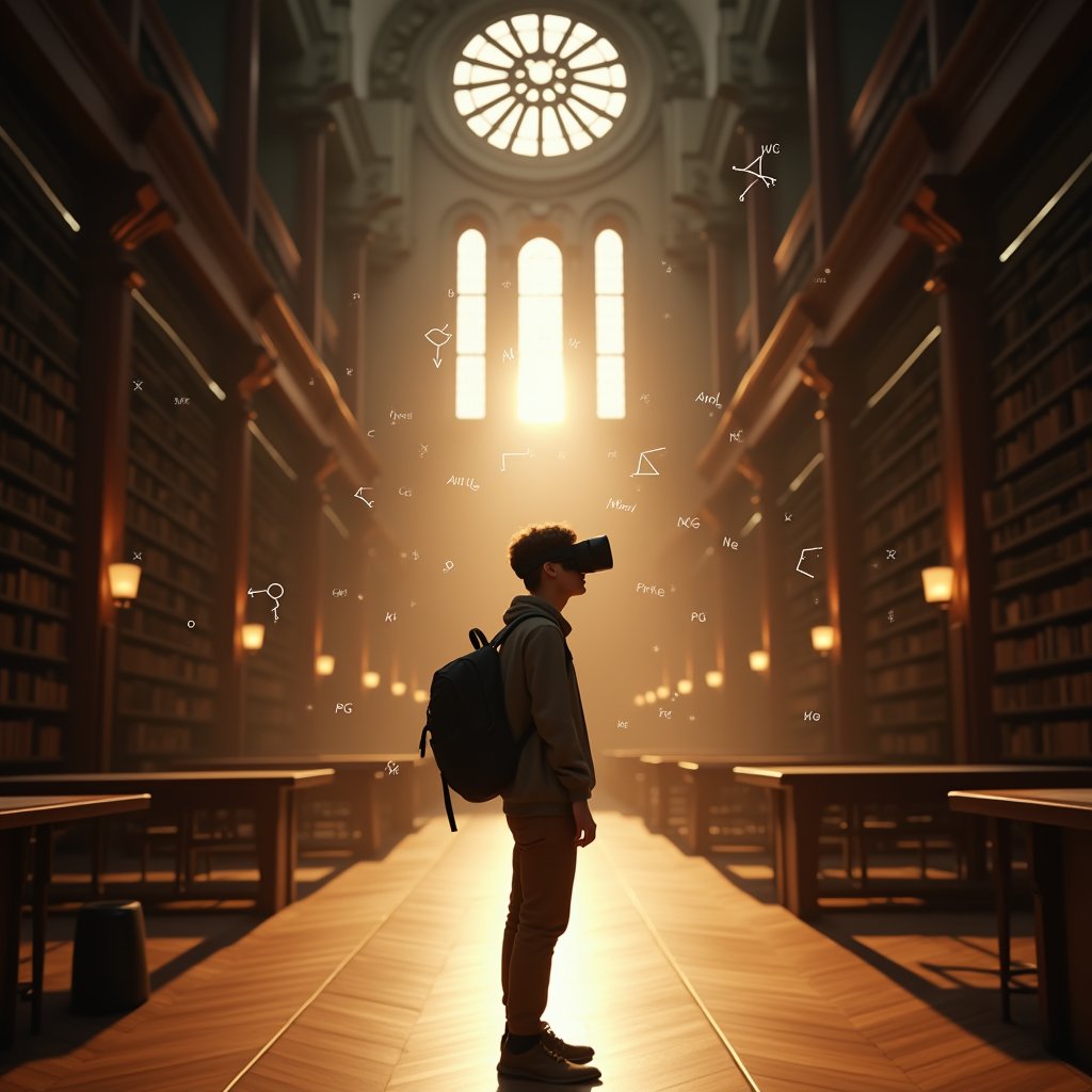 VR in the Library - Education AI stock