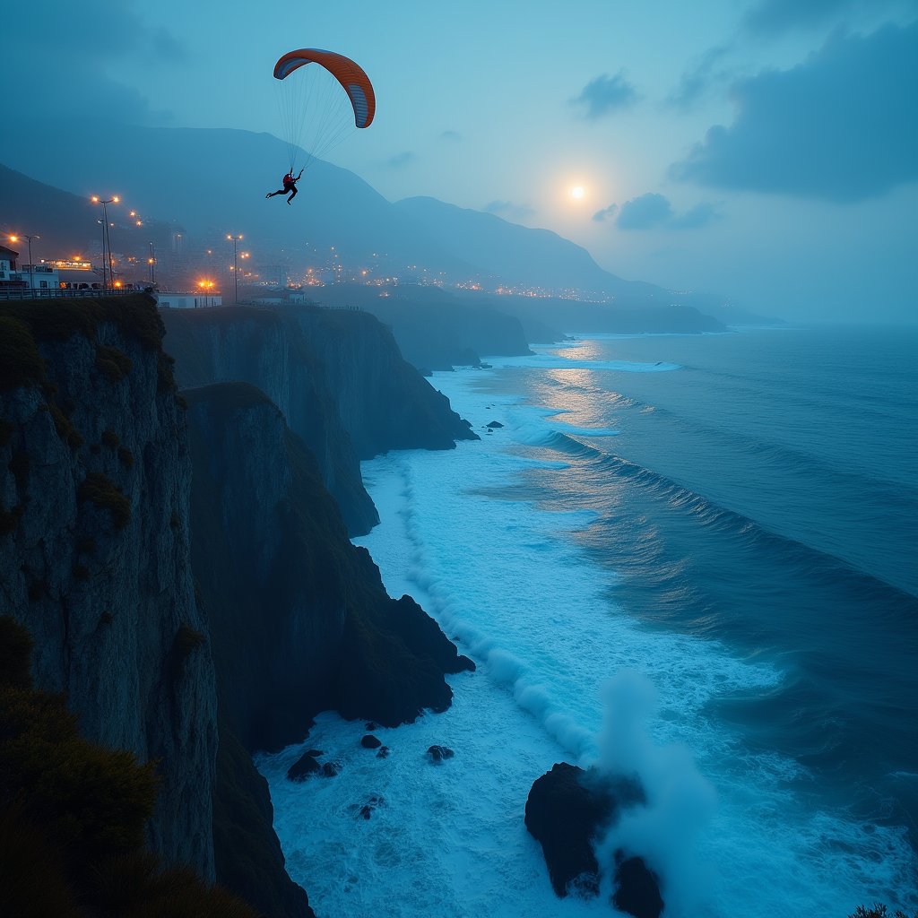 Neon Tide Soaring - Extreme Sports AI stock