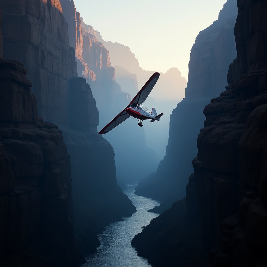 Wings Through the Canyon - Extreme Sports AI stock