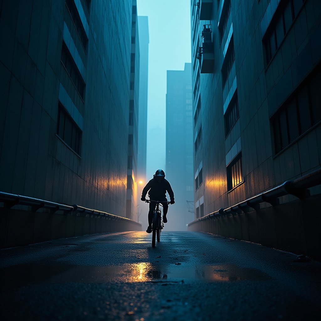 Descent Through Concrete Vertigo - Extreme Sports AI stock