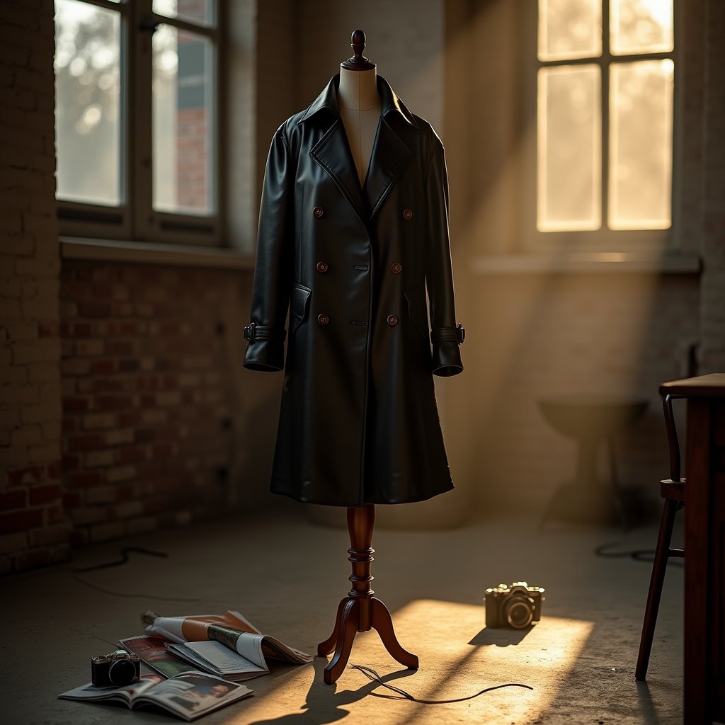 Urban Elegance in Gold - Fashion & Beauty AI stock