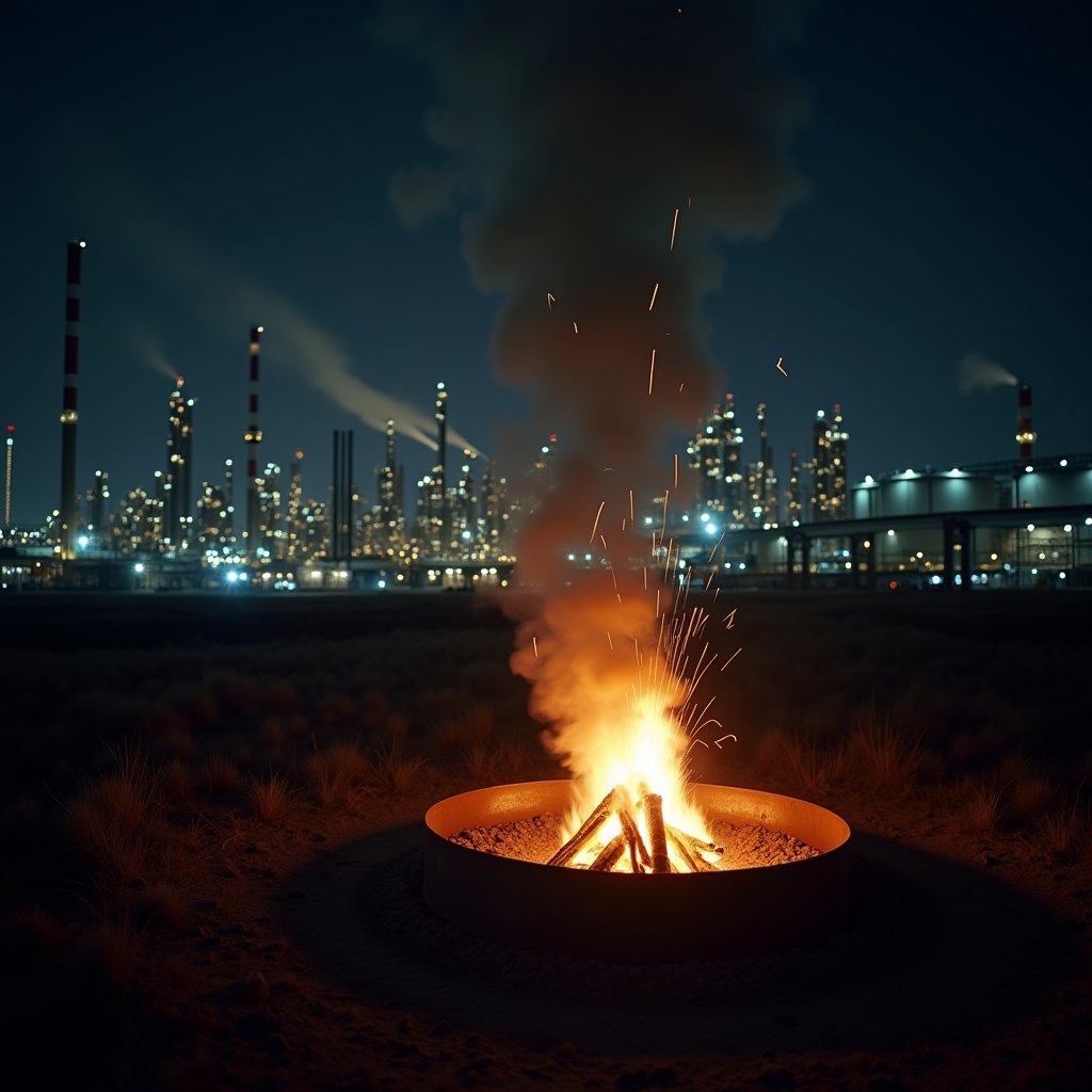Industrial Ember Glow - Fire & Explosions AI stock