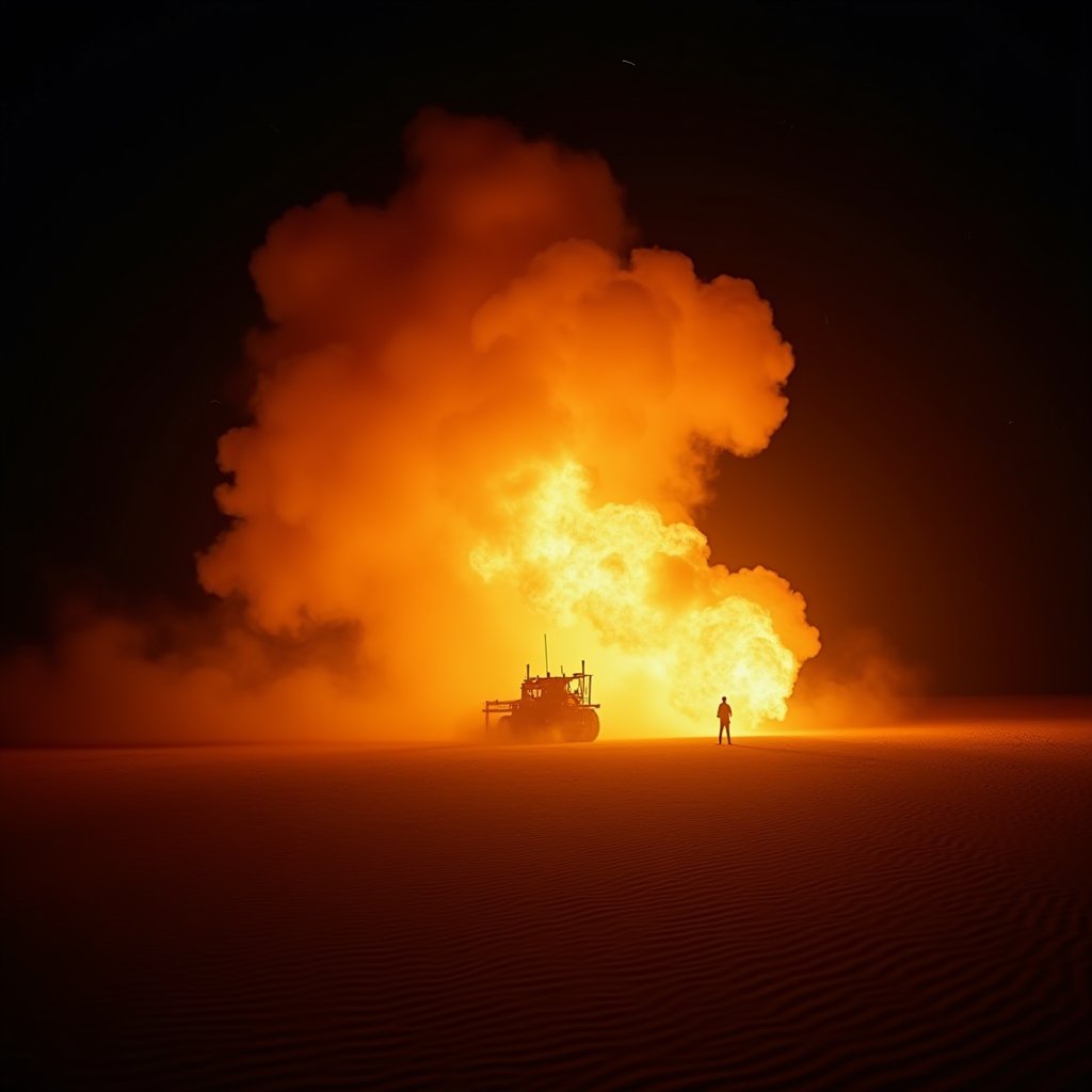 Desert Fire Trial - Fire & Explosions AI stock