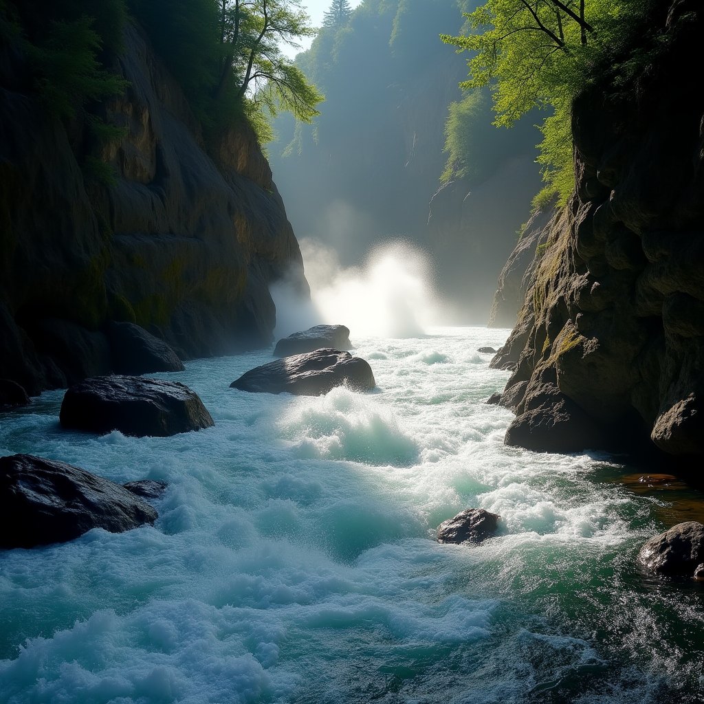 Canyon's Roaring Heart - Fire & Water AI stock