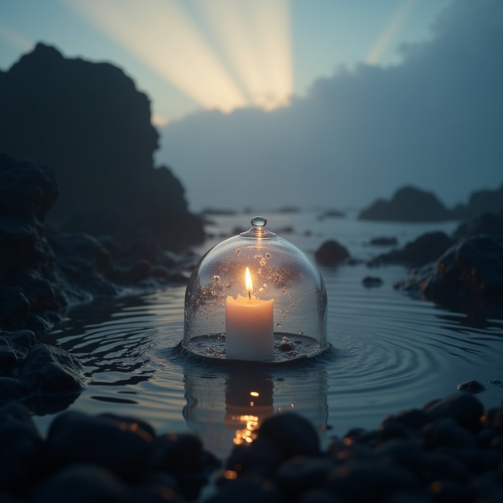 Undersea Candle Still Burns - Fire & Water AI stock