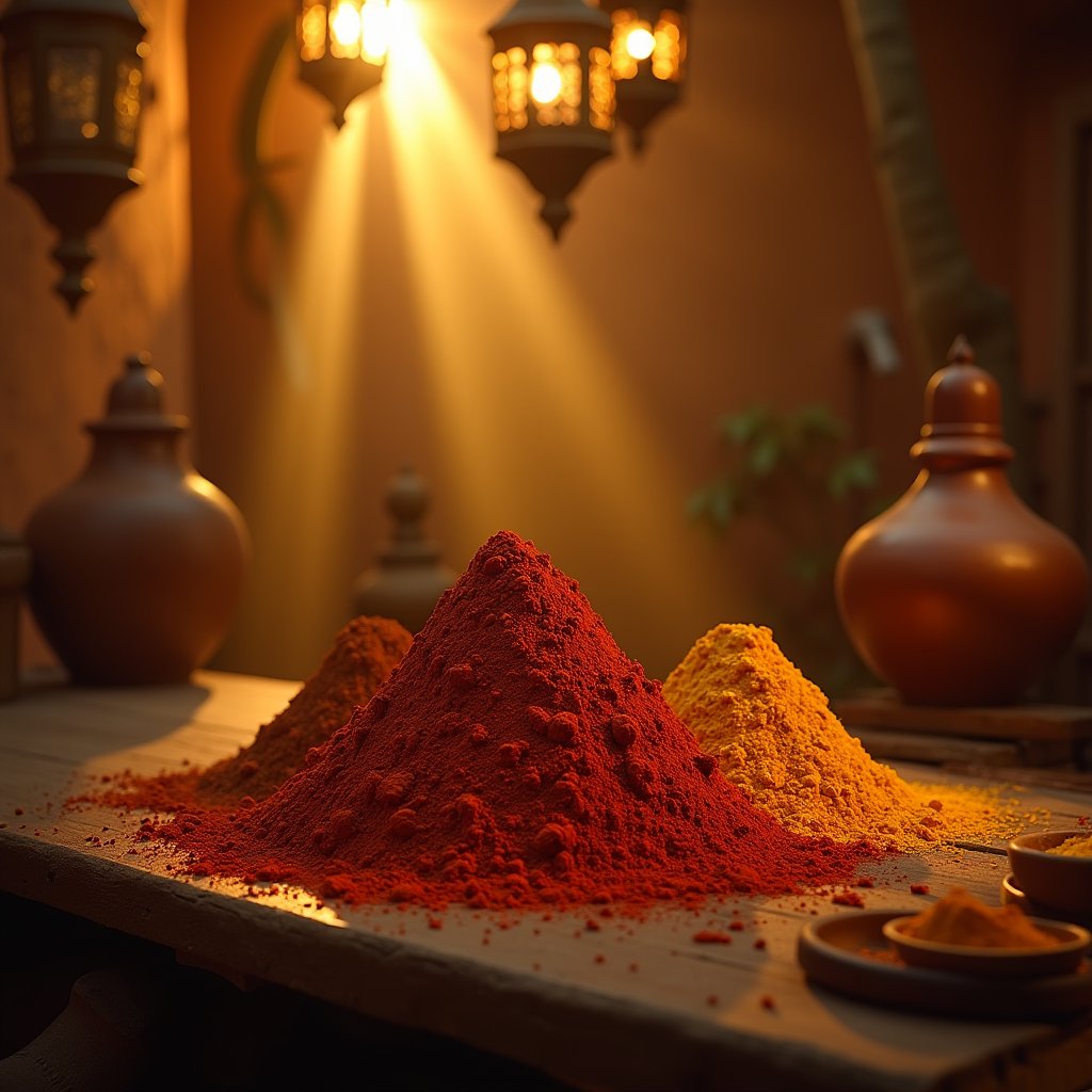 Spice Mosaic of Marrakech - Food AI stock