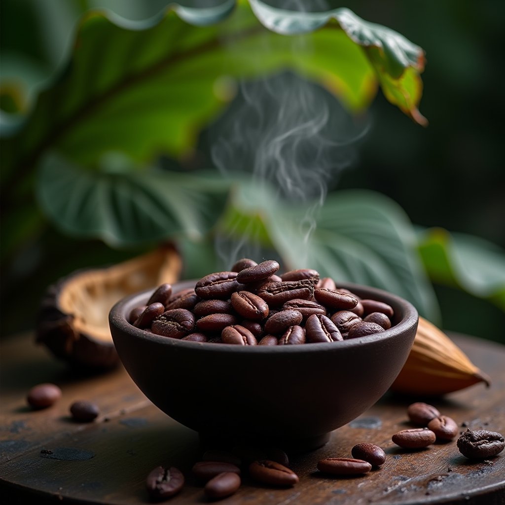 Cocoa's Quiet Garden Reverie - Food AI stock