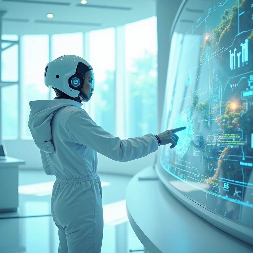 Neural Dawn 2090 - Future AI stock