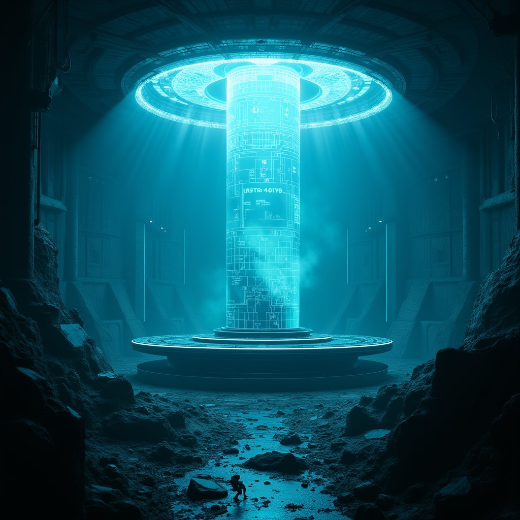 Hologram Over Bunker City - Future AI stock