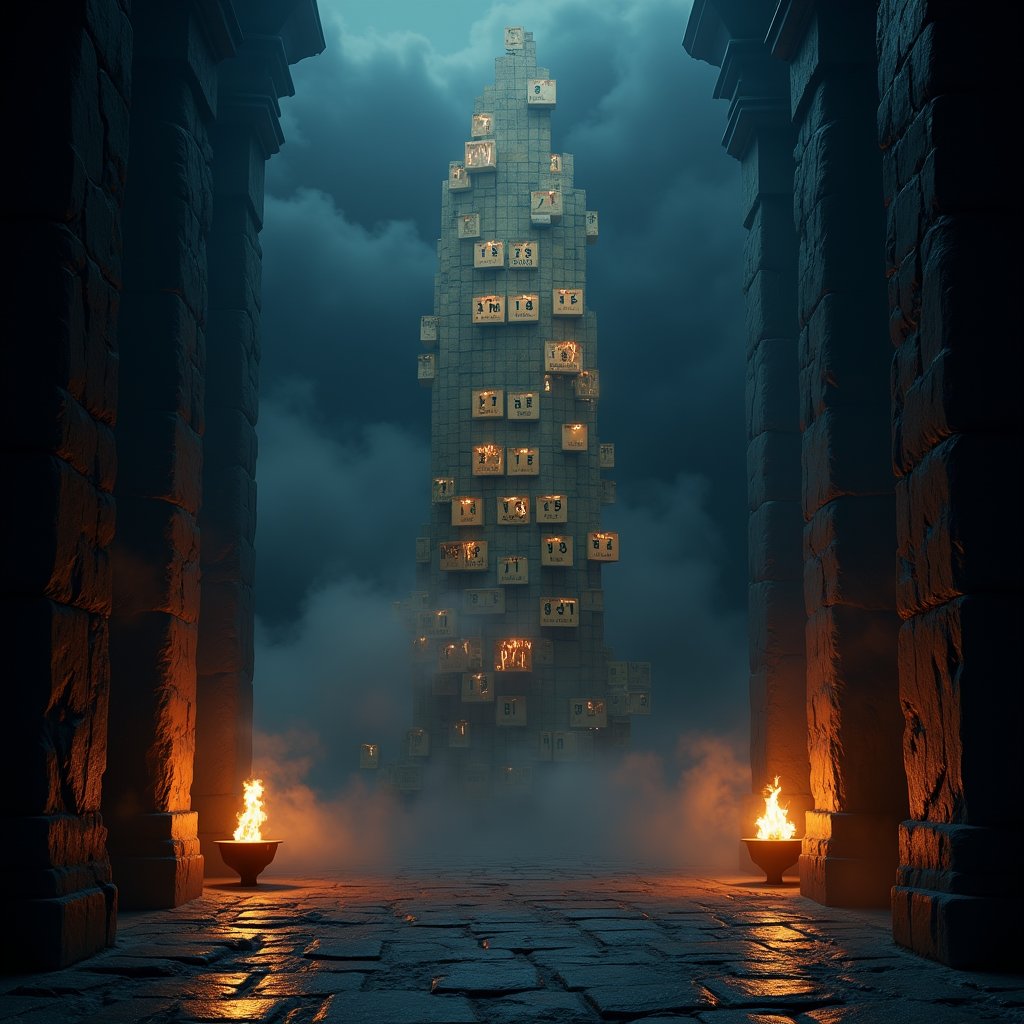 Scrabble Storm Over Obsidian Hall - Games AI stock