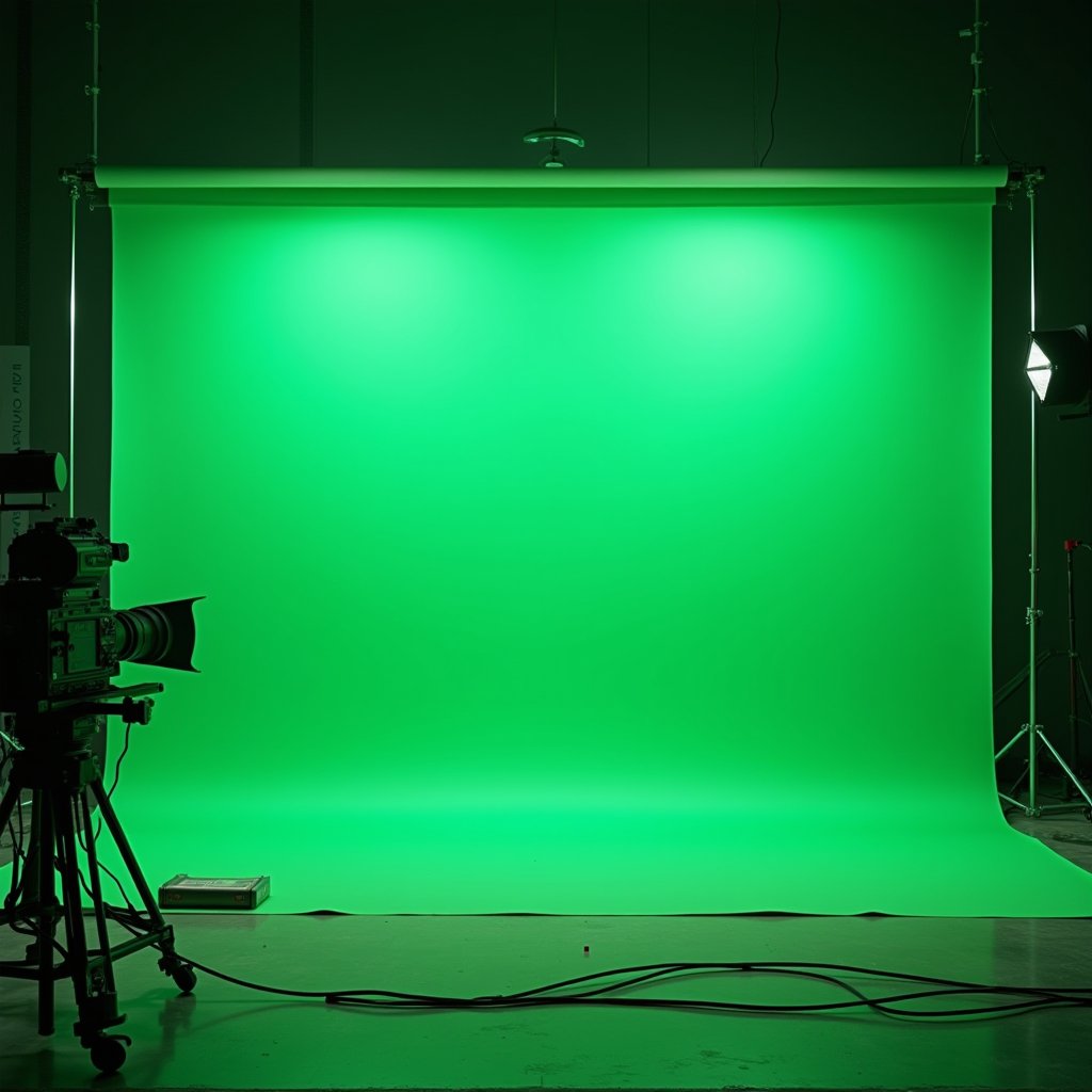 The Green Canvas - Green Screen AI stock