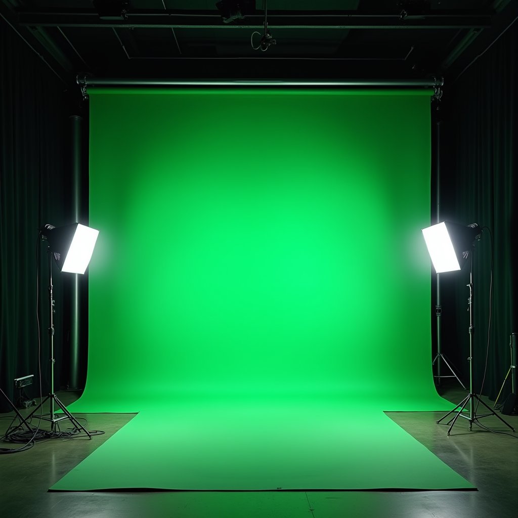 The Perfect Green Void - Green Screen AI stock