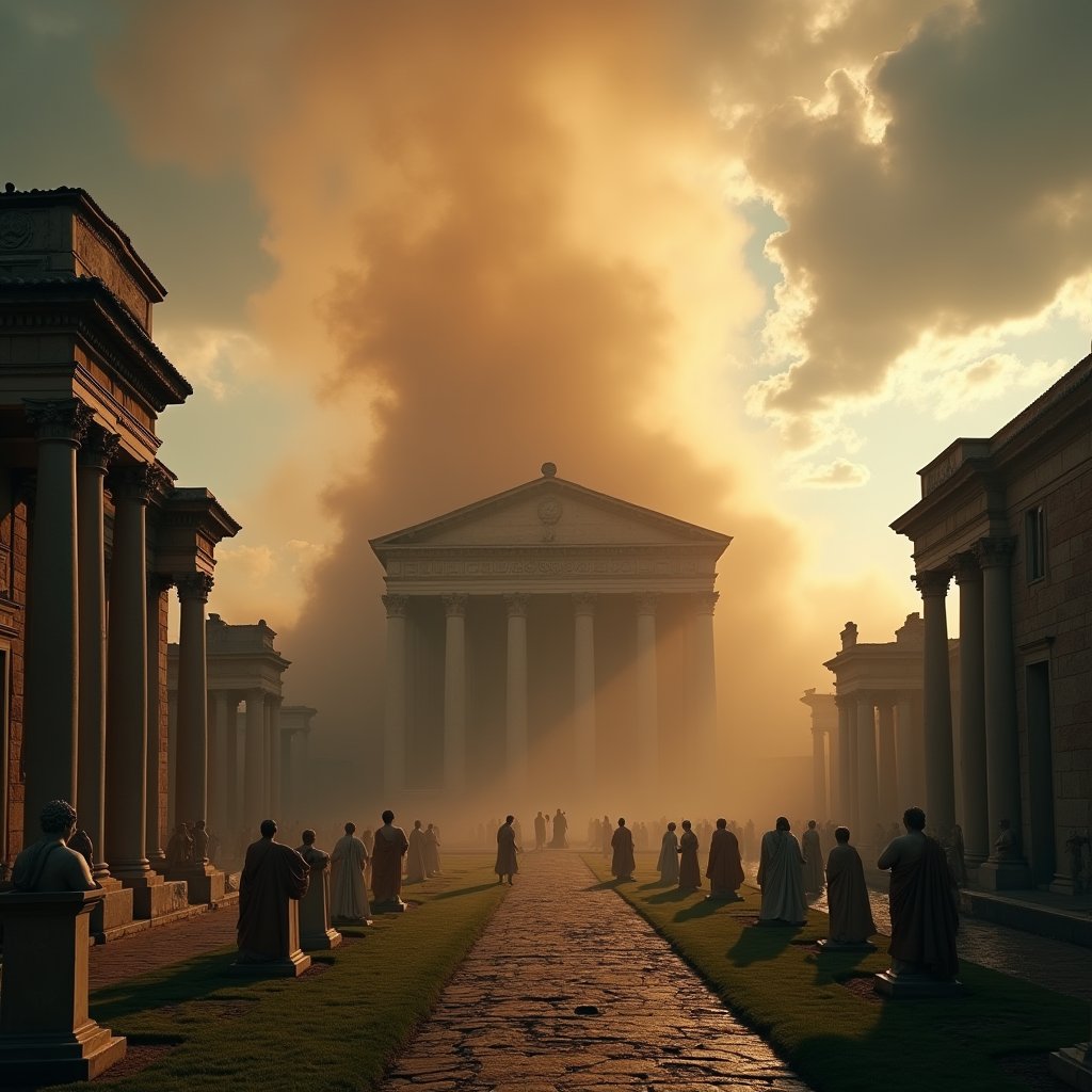 Fall of the Eternal Temple - History AI stock