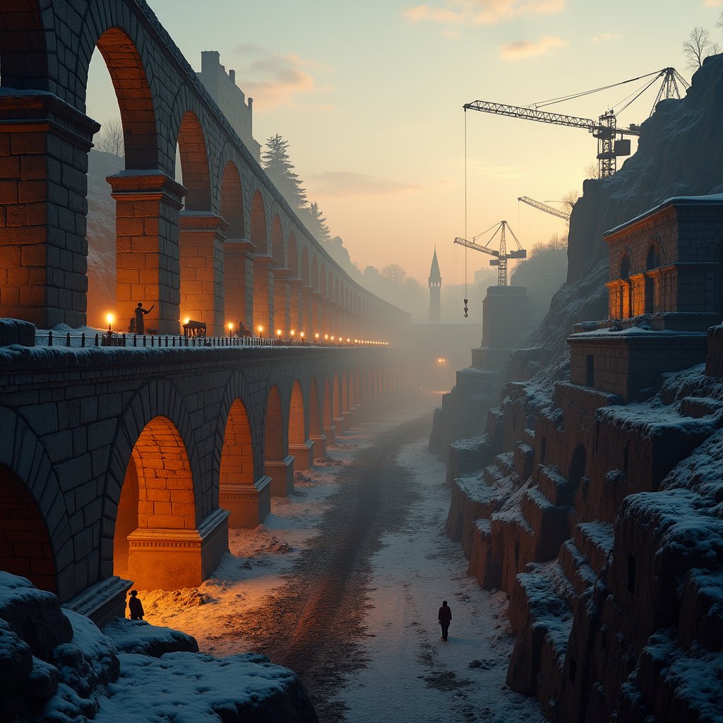 Frozen Stones Rise to Rome - History AI stock