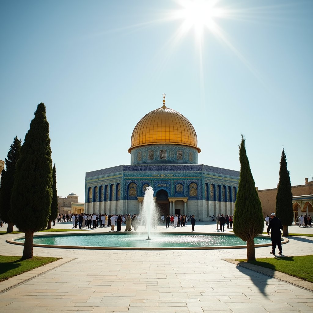 Golden Dome of Mashhad - Islamic AI stock