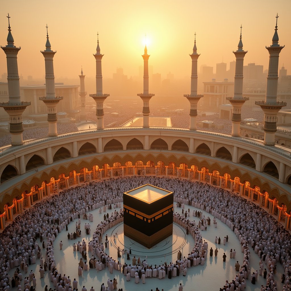 Zamzam Well Sacred Light - Islamic AI stock