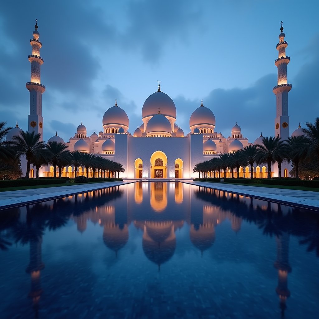 Reflections of Serenity - Islamic AI stock