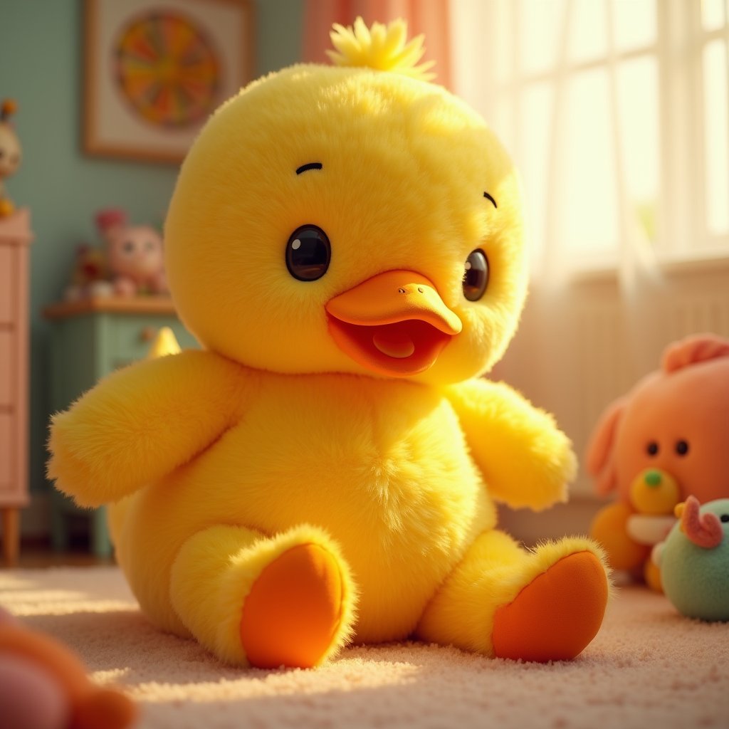 Duck and Toddler Waltz - Kids AI stock