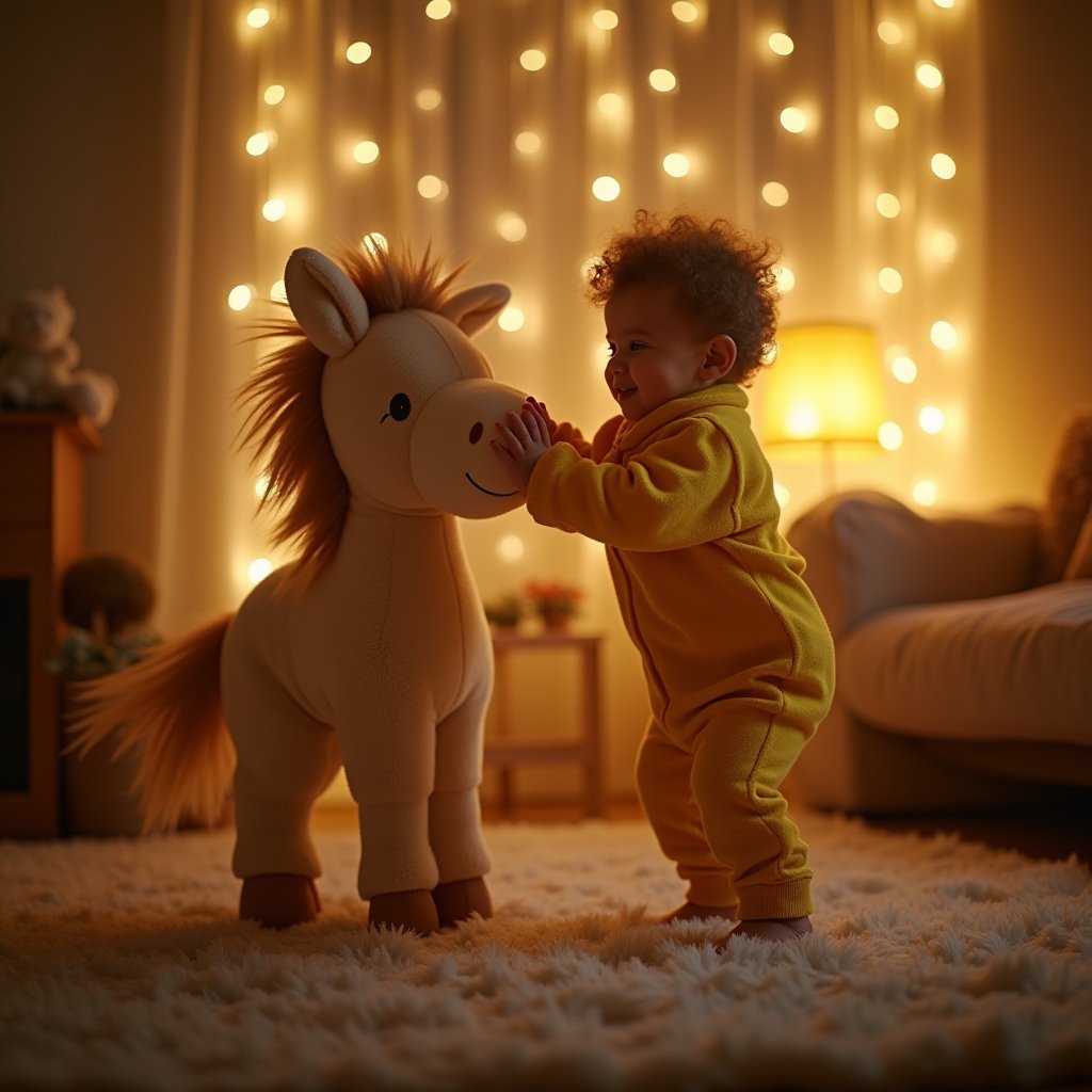 Fairy Light Foal Frolic - Kids AI stock