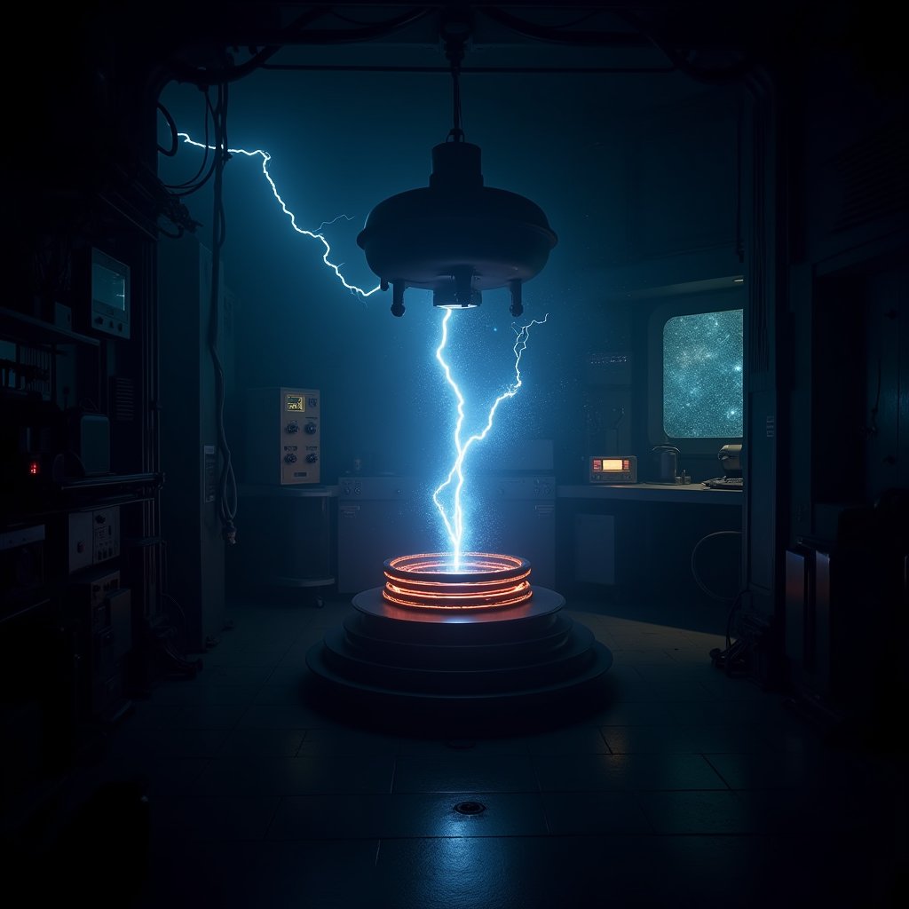 Cosmic Spark Unleashed - Lightning & Energy AI stock