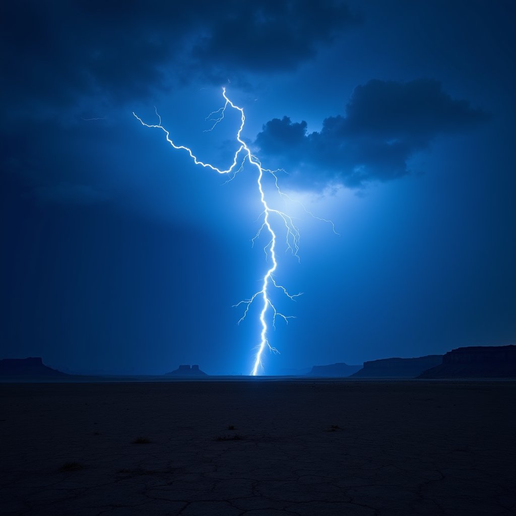 Forked Lightning Over Cracks - Lightning & Energy AI stock